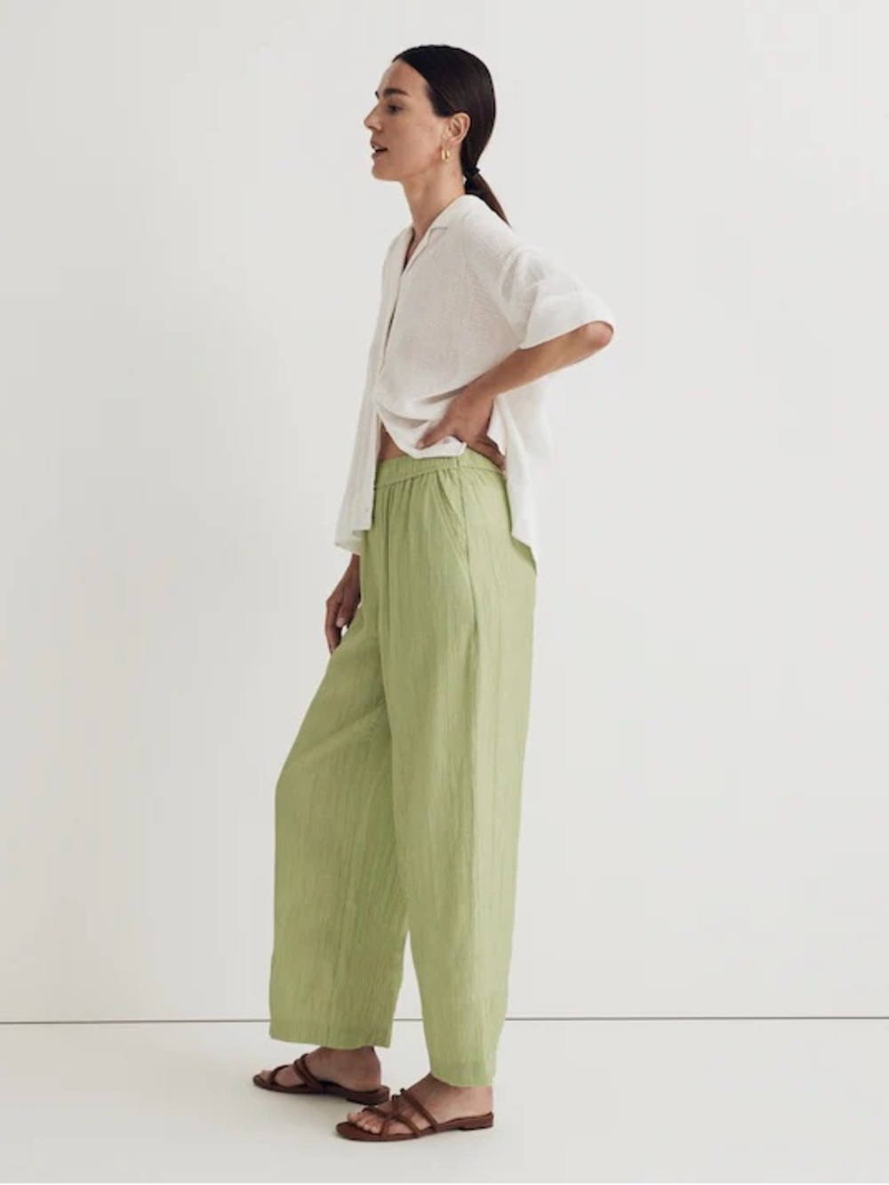 Madewell Crepe Straight Leg Pants